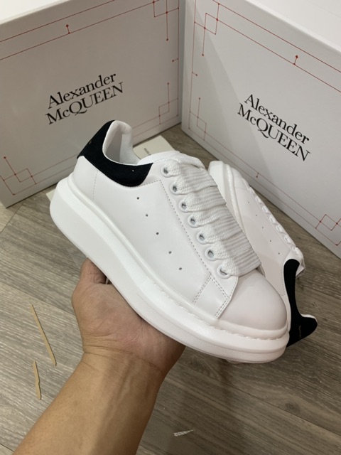 FULL BOX PKFREE SHIP☎️Giày Sneaker MCQ Dành Cho Nam Nữ _ Gót Nỉ Đen