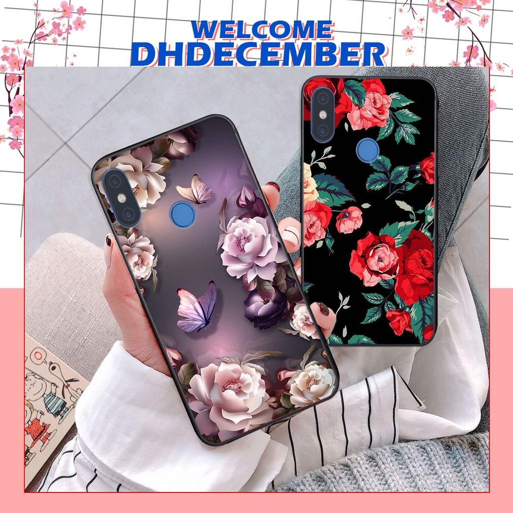 Ốp lưng Xiaomi MI 8 / MI 8 SE in hình hoa tinh tế , mới mẻ DH DECEMBER