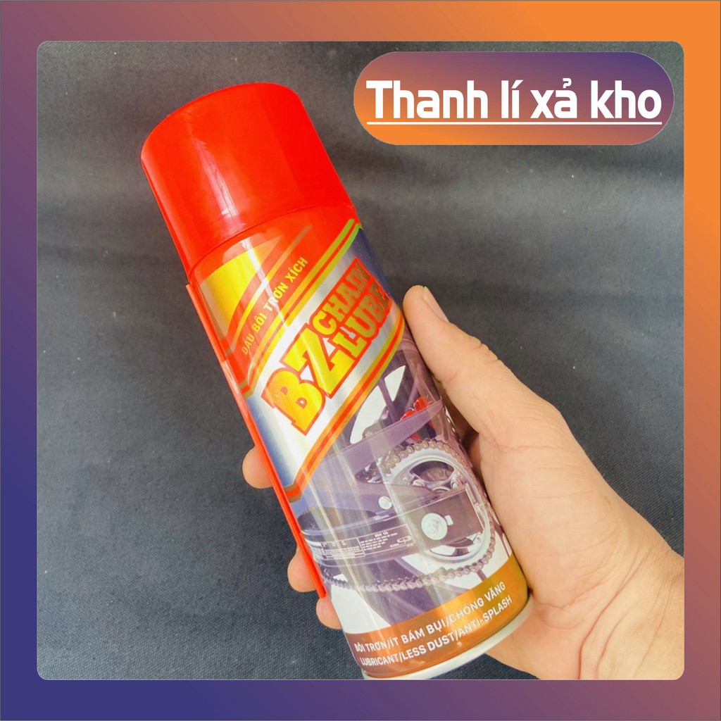 [ XẢ HẾT KHO ] CHAI XỊT DẦU BÔI TRƠN SÊN DĨA CHO MÔTO XE MÁY CAO CẤP (BRAKE CHAIN CLEANER ĐỎ)