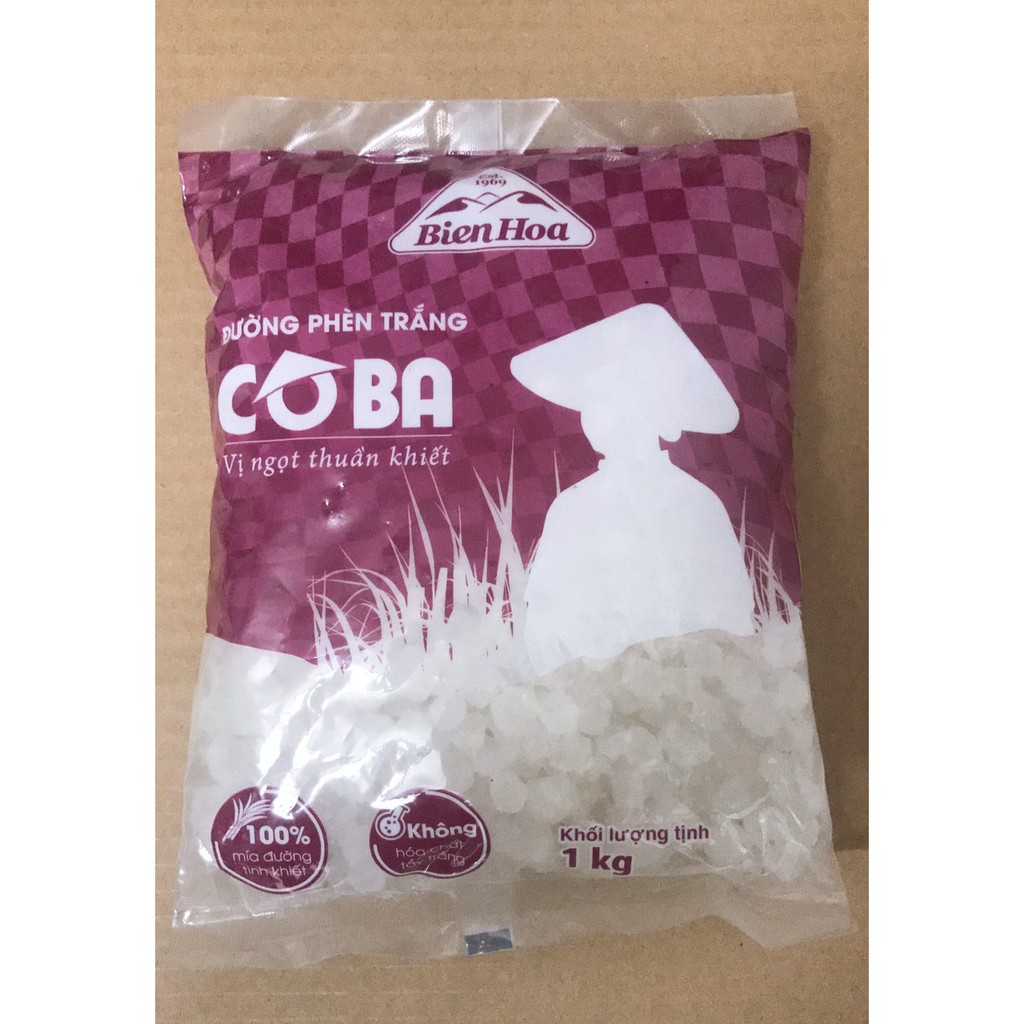 Đường phèn trắng Biên Hòa Cô Ba 1kg