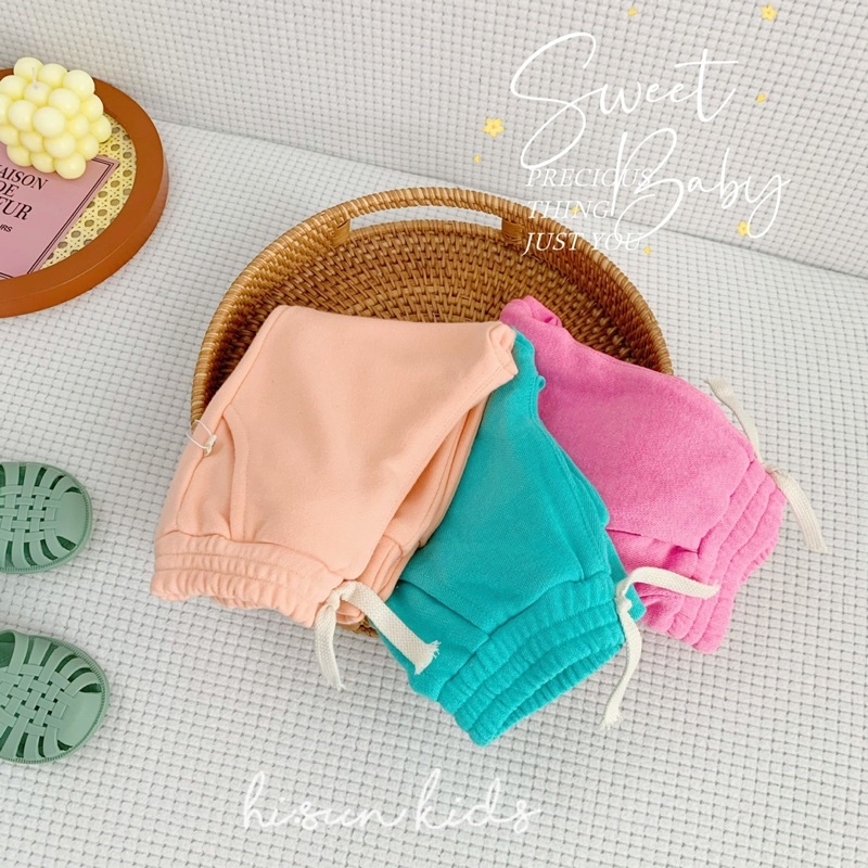 Set 3 quần nỉ Hisun cho bé trai/bé gái