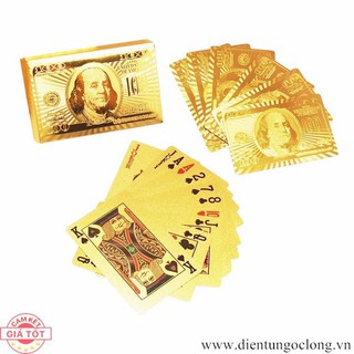 Bài Tú Lơ Khơ Màu Vàng 24K Hàng Đẹp ( Gía tốt )