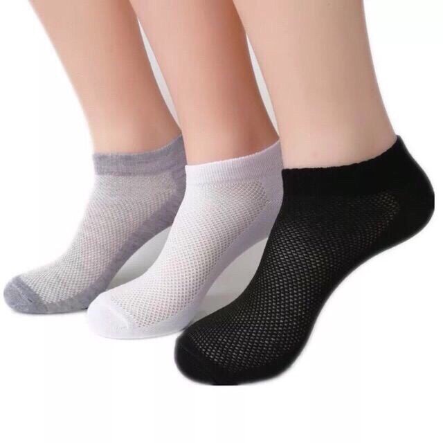 Tất Cổ Ngắn Màu Ngẫu Nhiên Chống Hôi Chân Phù Hợp Cả Nam Và Nữ Vnicestore
