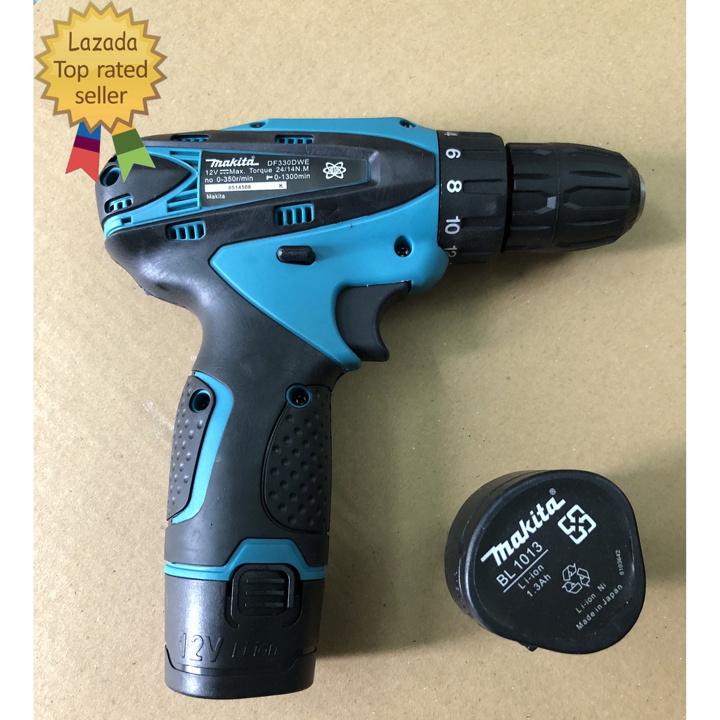 Máy khoan pin, máy bắt vít dùng pin Makita 12v - 2 Pin