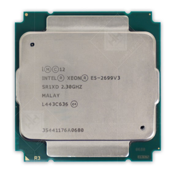 CPU Intel Xeon Processor E5-2699v3 (45M Cache, 2.30 GHz) tray.