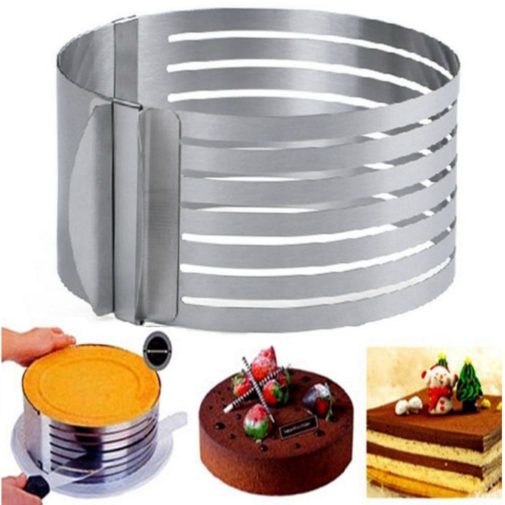 Khuôn Cố Định ANAEAT Hình Tròn Có Thể Điều Chỉnh Tiện Dụng Để Cắt Bánh