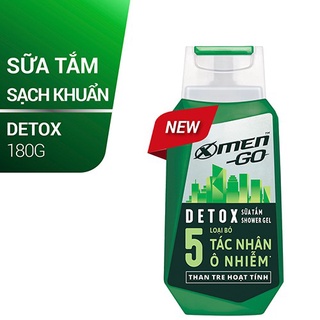 Sữa tắm x-men go detox than tre hoạt tính 180g