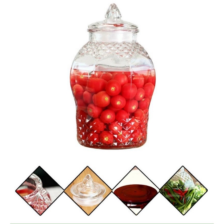 Bình ngâm rượu lục giác