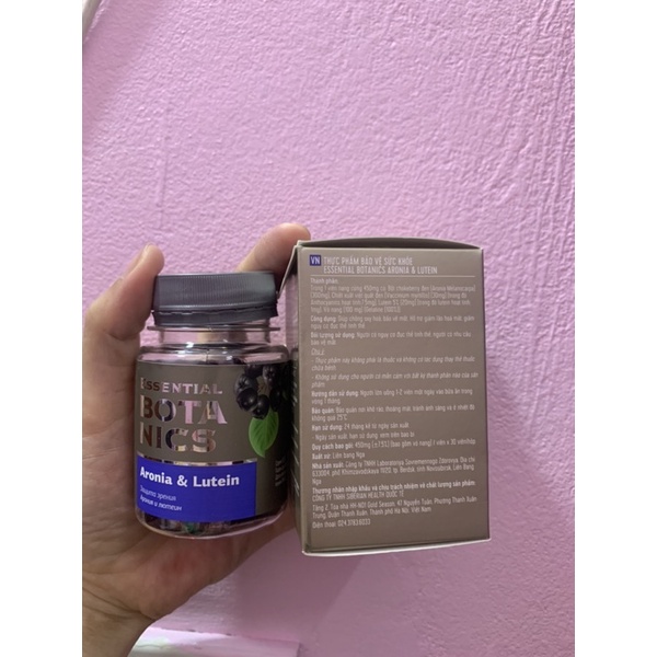 Viên Bổ Mắt Và Tăng Cường Thị Giác Essentials Siberian Health