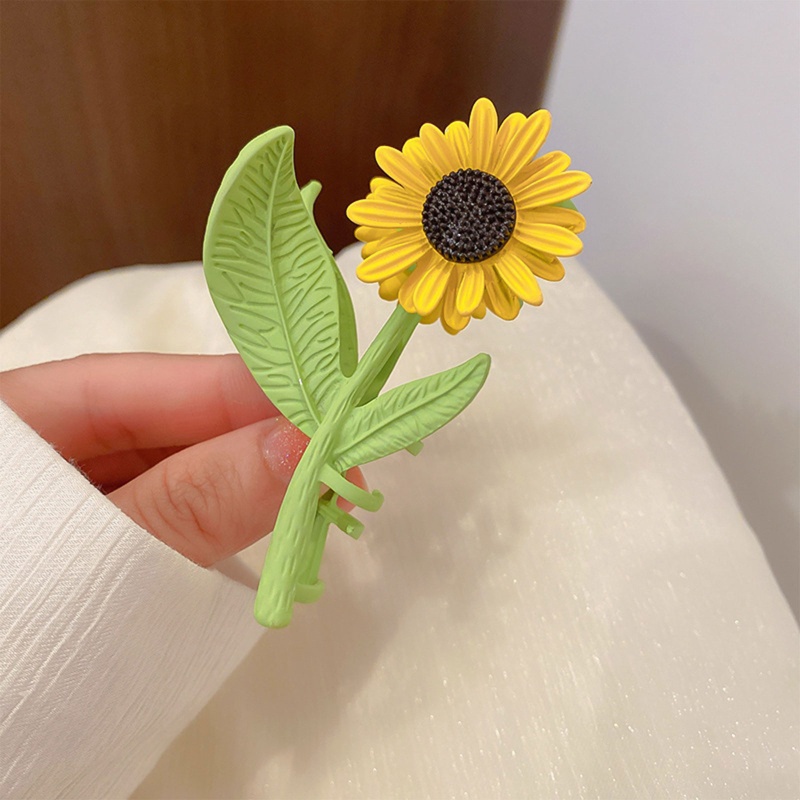 Kẹp Tóc Hoa Hướng Dương / Hoa Tulip Dễ Thương