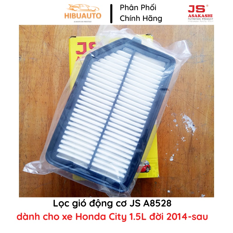 Lọc gió động cơ JS A8528 dành cho xe Honda City 1.5L đời 2014-sau... Xuất xứ Nhật