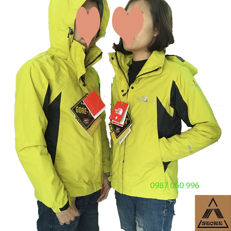 ÁO TNF 2 LỚP VNXK Màu Cốm