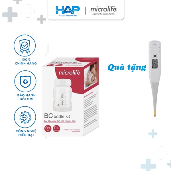 Máy hút sữa cơ Microlife BC 100 Soft tặng Nhiệt kế điện từ Microlife MT 550