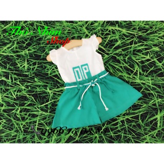 Set bộ quần đùi cho bé gái dây cột