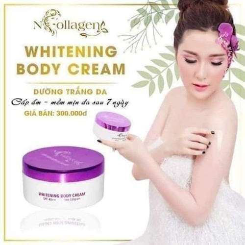 WHITENING BODY CREAM - KEM TRẮNG BODY N COLLAGEN chính hãng NGÂN COLLAGEN