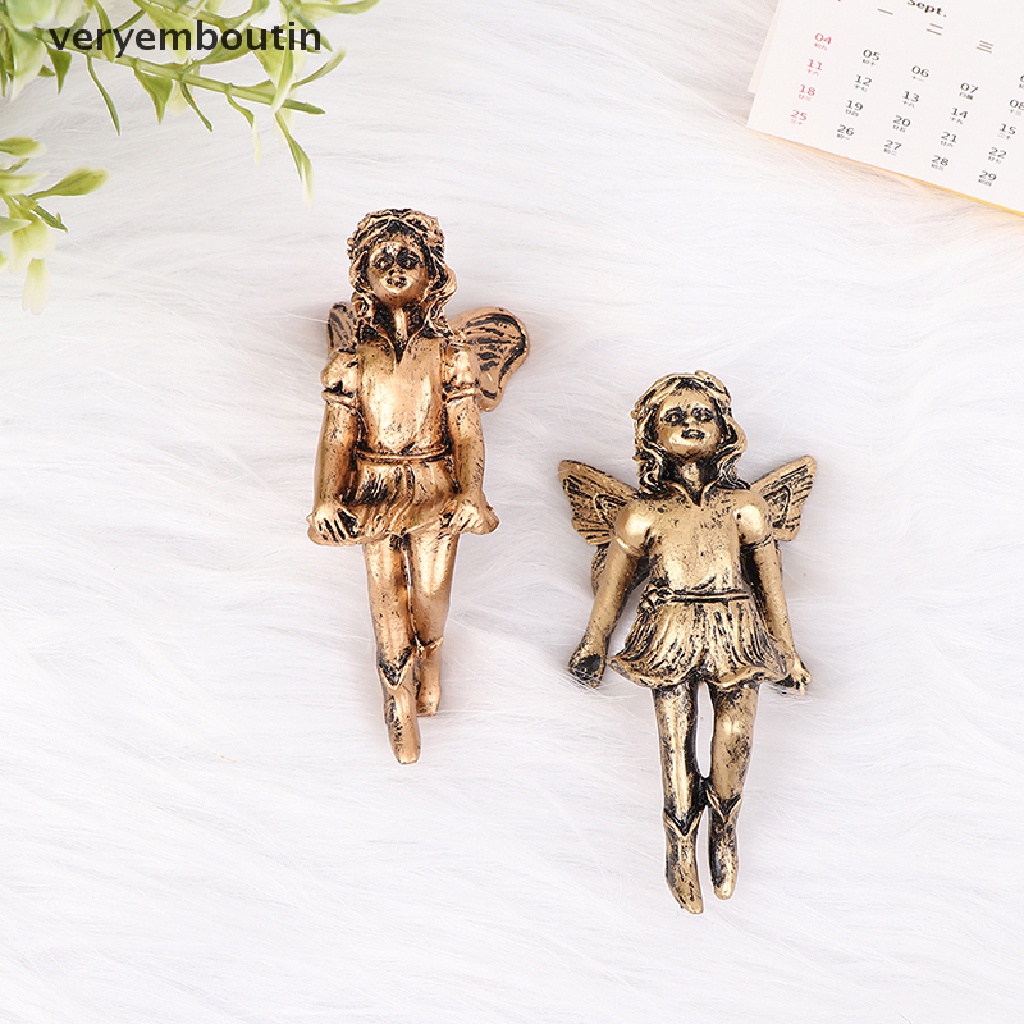 in Angel Girl Hanging Cup Resin Decoration Fairy Combination Flower Decor Garden n