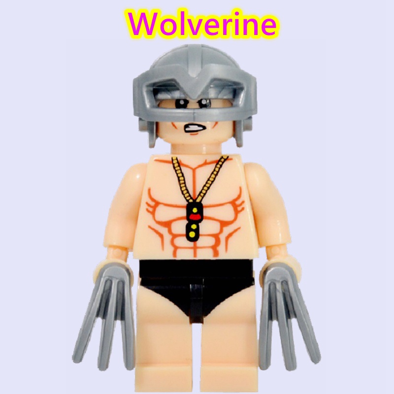 Đồ Chơi Lắp Ráp Mô Hình Nhân Vật X-Men Wolverine Cho Trẻ Em