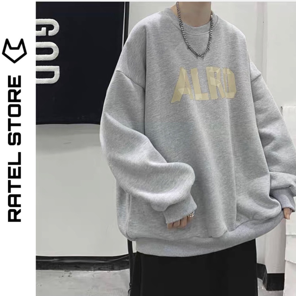 Áo Sweater Local Brand Nỉ Bông Cổ Tròn Nam Nữ ALRD Unisex Form Rộng | BigBuy360 - bigbuy360.vn