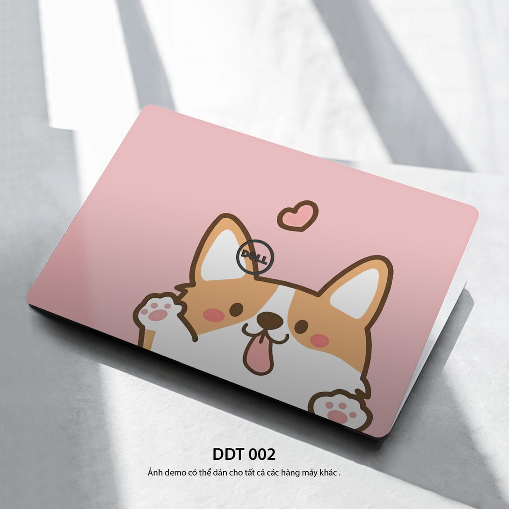 Miếng Dán Skin Laptop - Mẫu Corgi / Có mẫu decal dán cho tất cả các hãng máy tính