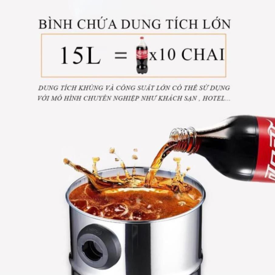 Máy hút bụi công nghiệp, gia đình công suất lớn 1200W, dung tích 15L tích hợp 3 chế độ Khô - Ướt- Thổi, bảo hành 3 năm