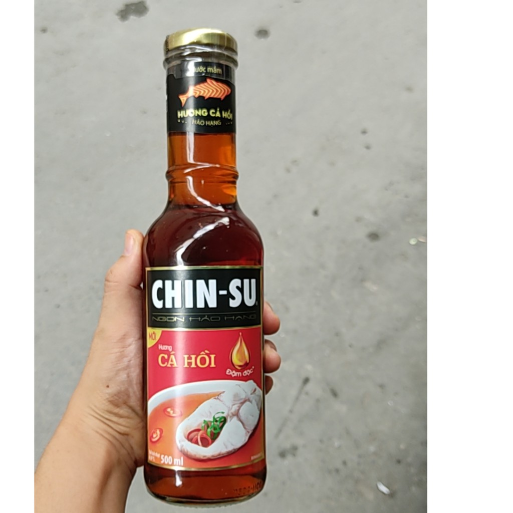 Nước mắm Chin- Su hương Cá hồi chai 500ml