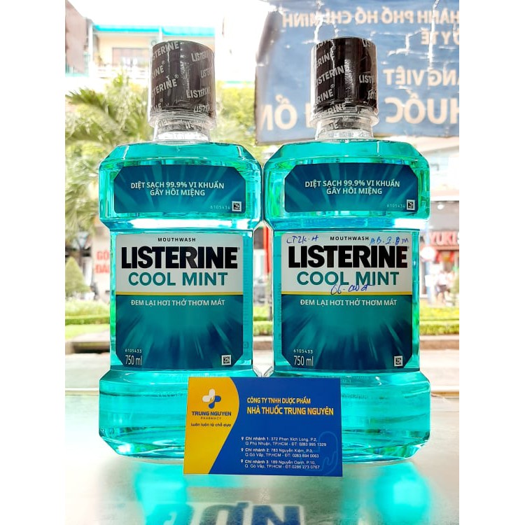 Nước súc miệng LISTERINE 750ML