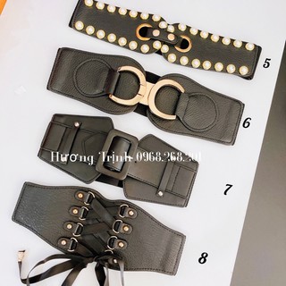 Đai váy lớn,belt phối đầm cức chất