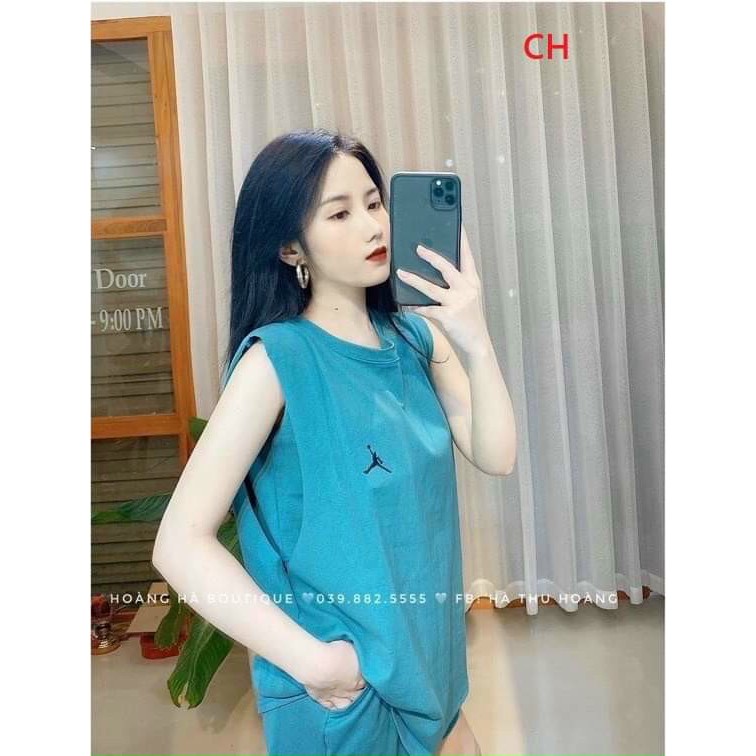 (rẻ và đẹp) Bộ đồ nữ dáng thể thao 3 món siêu cá tính