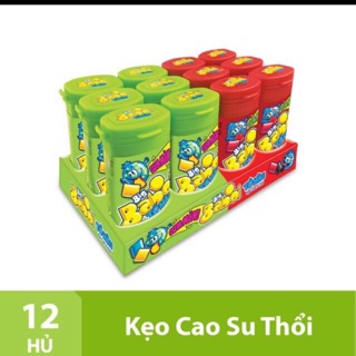 Sỉ khay 12 lọ kẹo cao su big babol 2 màu