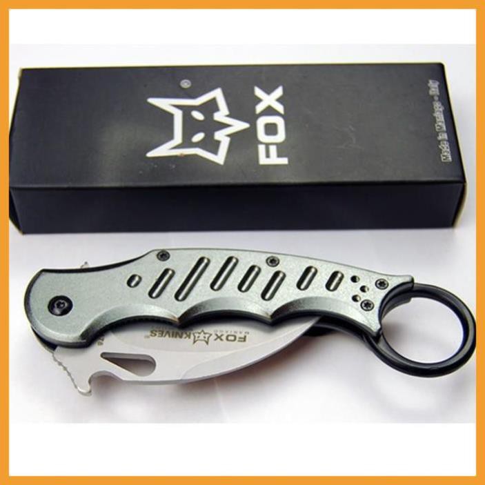 [FreeShip – hàng Auth] Dao Phượt Quân Đội Cao Cấp Chính Hãng Karambit FOX Bạc - Dao Phượt Gấp Đa Năng Giá Rẻ | WebRaoVat - webraovat.net.vn