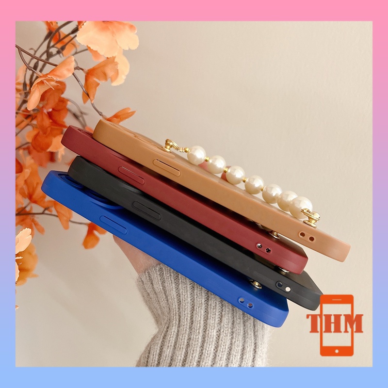 Ốp lưng Điện Thoại Có Dây Đeo Ngọc Trai Cho iPhone 6/6plus/6s/6splus/7/7plus/8/8plus/x/xr/xs/11/12/13/pro/max/plus/promax-016