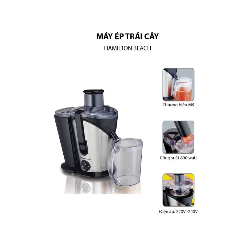 Máy ép trái cây Hamilton Beach 67750-CE