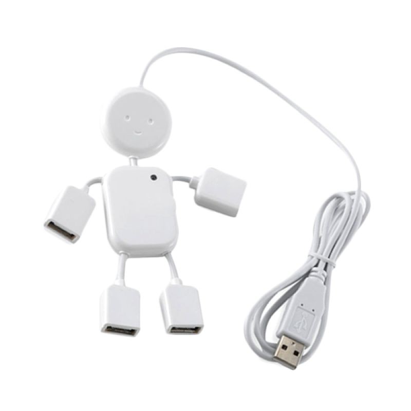 Hub chia USB thành 4 cổng hình robot( đa năng)