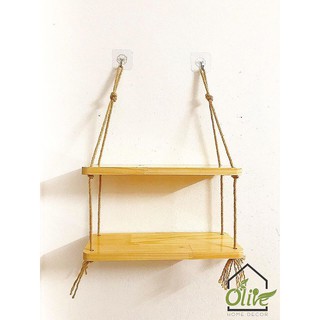 KỆ GỖ TREO TƯỜNG DECOR 🌳