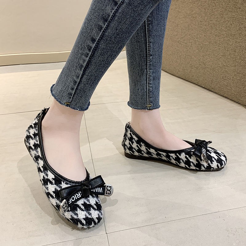 [in stock] women's flat shoes bow trend casual ins casual shoes versatile sandals shoes | BigBuy360 - bigbuy360.vn