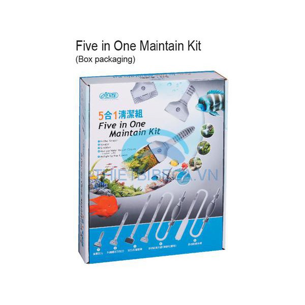 ISTA 5 trong 1 dụng cụ vệ sinh bể cá