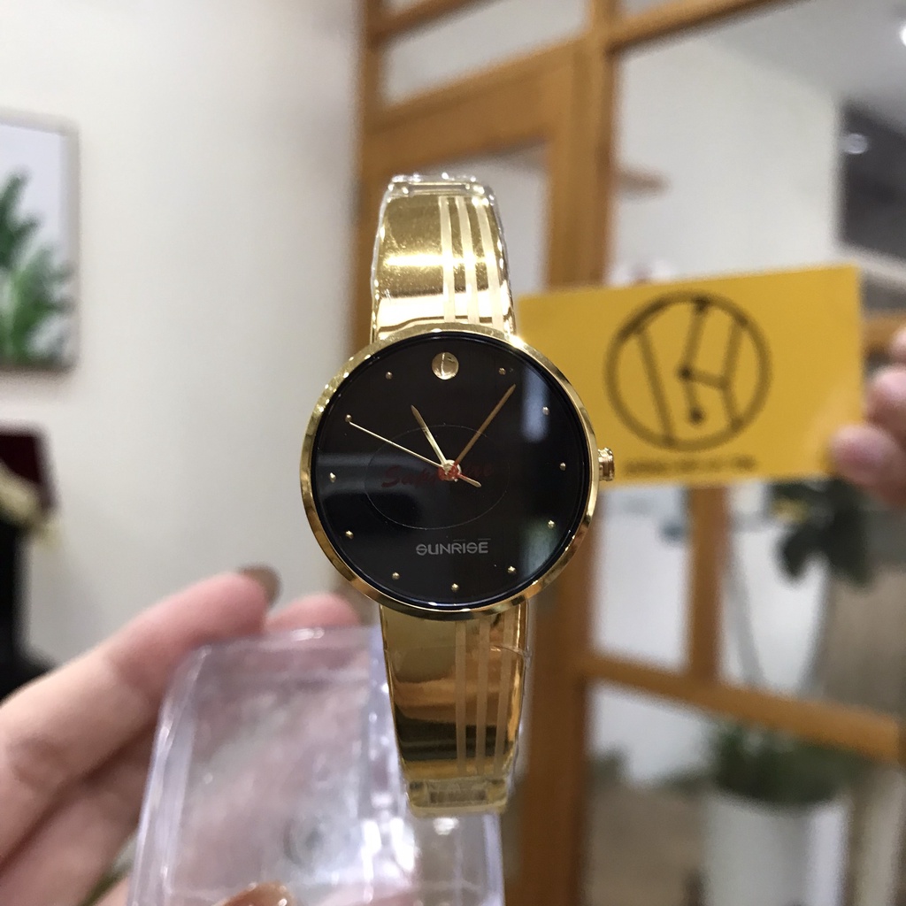 Đồng Hồ Sunrise Nữ Chính Hãng Uy Tín - Kính Sapphire chống xước và chống nước - 9925SA