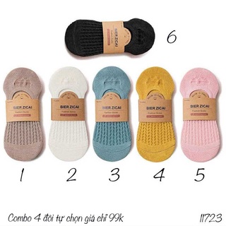 Combo 4 đôi tất thuyền