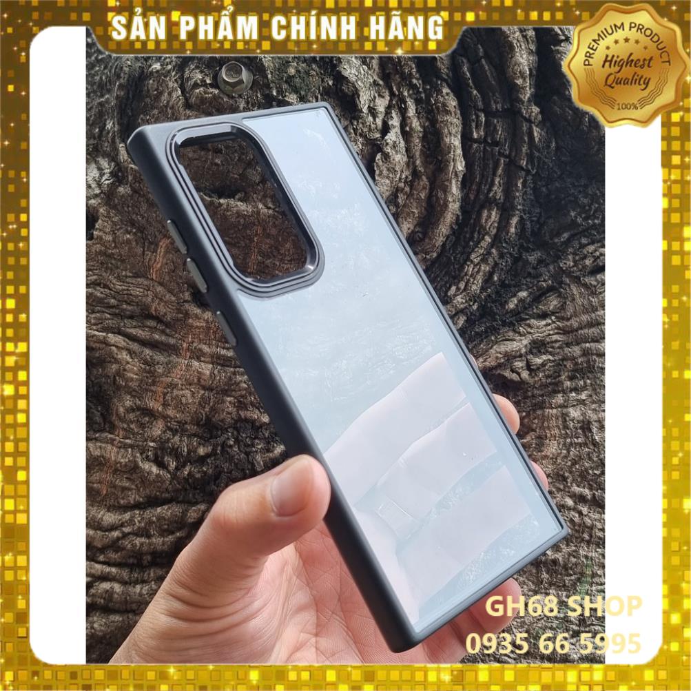 Ốp Lưng Miruyi Trong Viền Màu Bảo vệ Camera cho SamSung Galaxy s22 / s22 plus / s22 ultra - Chính Hãng Miruyi