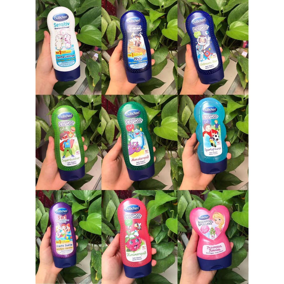 SỮA TẮM GỘI BUBCHEN CHO BÉ 230ml