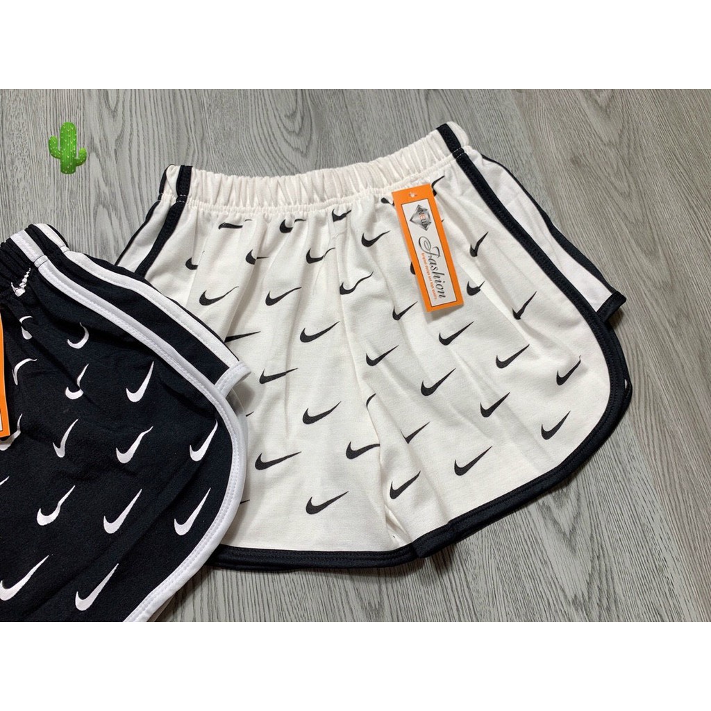 Quần đùi in hình dấu móc toàn quần cực hot , chất thun da cá mềm mịn