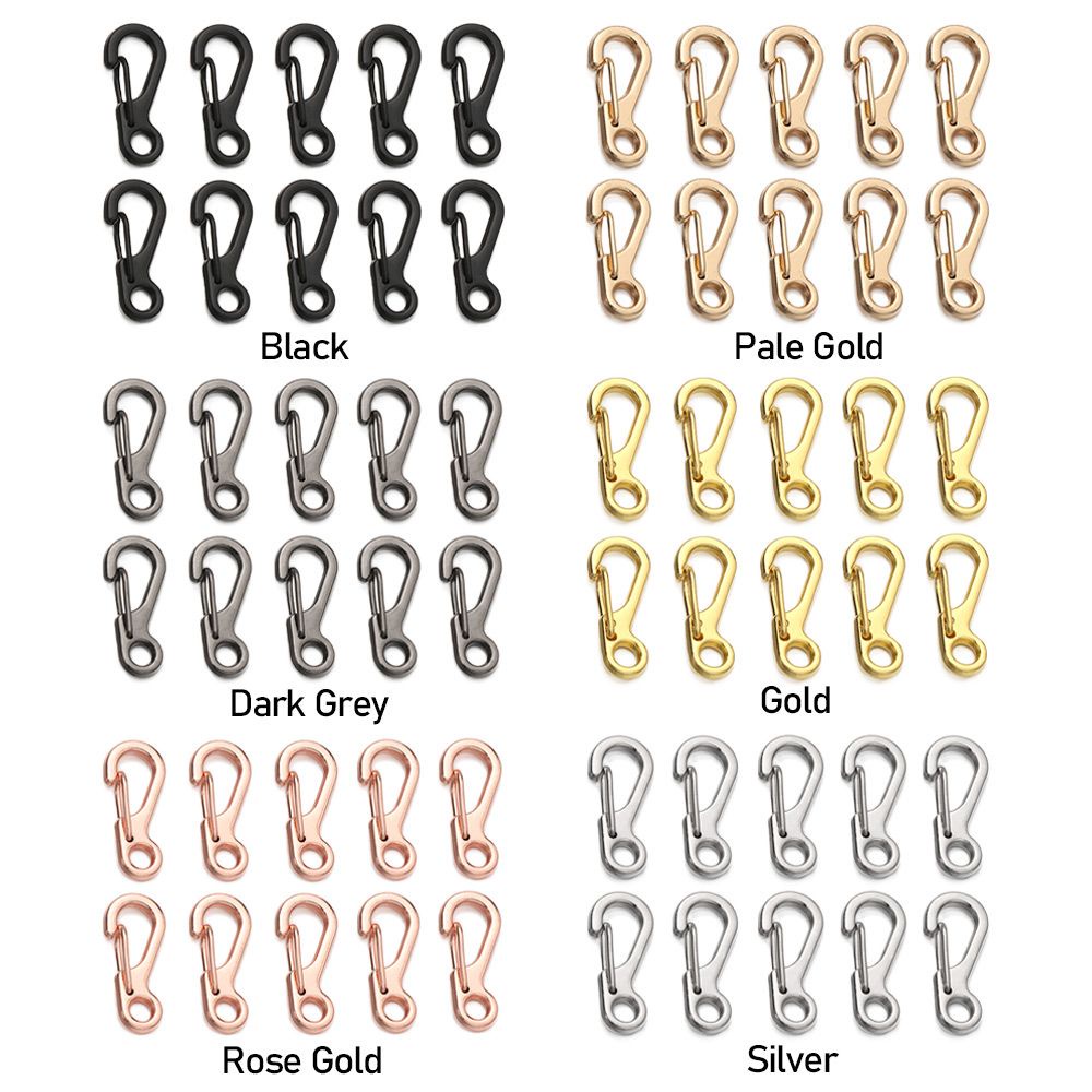 Set 10 khóa gắn túi xách bằng kim loại thay thế tiện dụng
