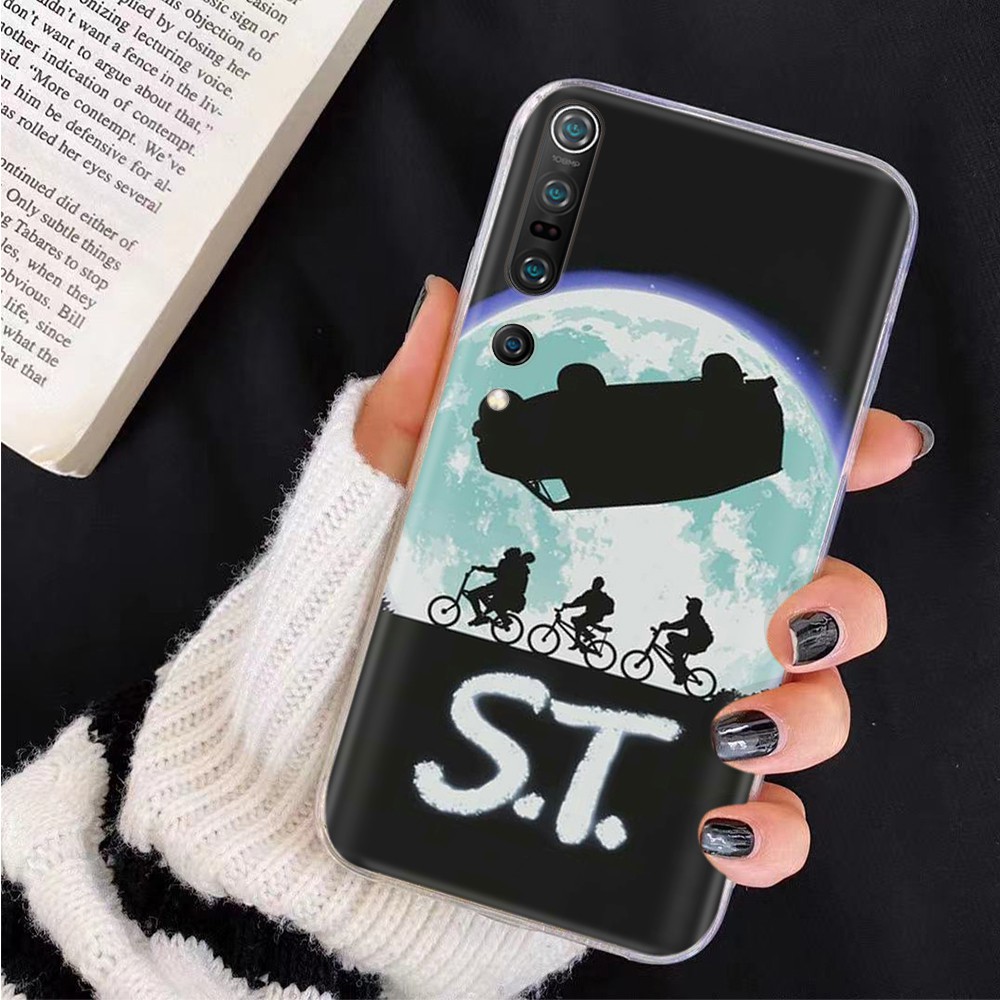 Ốp Điện Thoại Trong Suốt Họa Tiết Stranger Things Cho iPhone 5S 8 XR 6S 11 5 6 7 Pro Max SE Plus