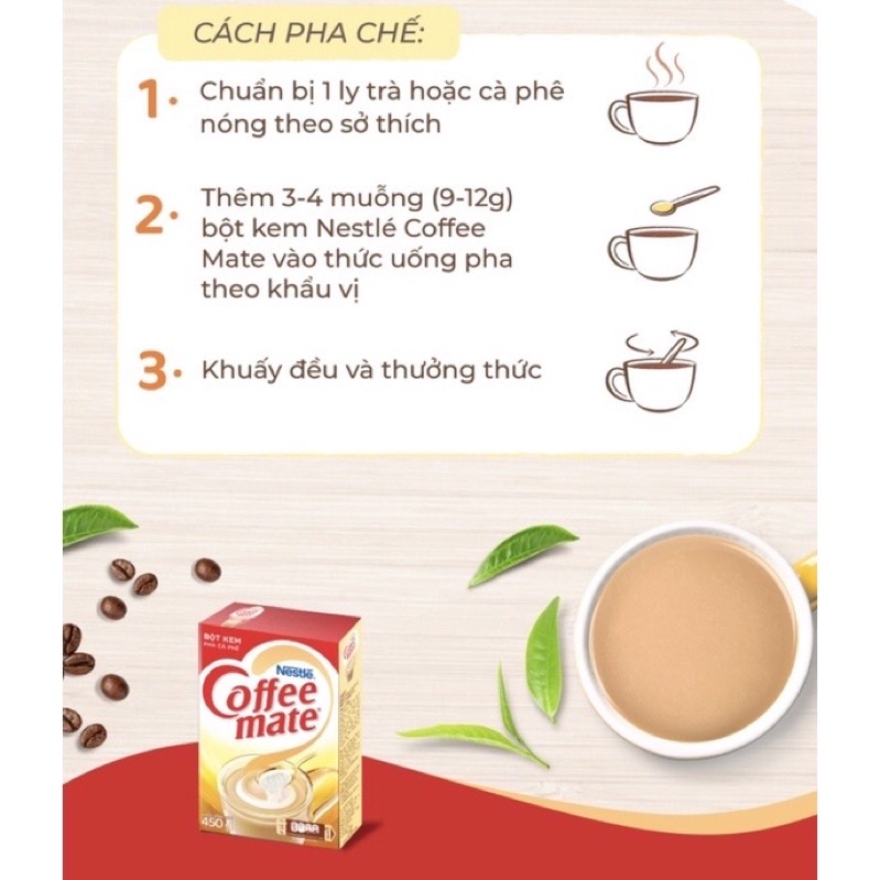BỘT KEM PHA CÀ PHÊ COFFEE MATE NESTLE 450G