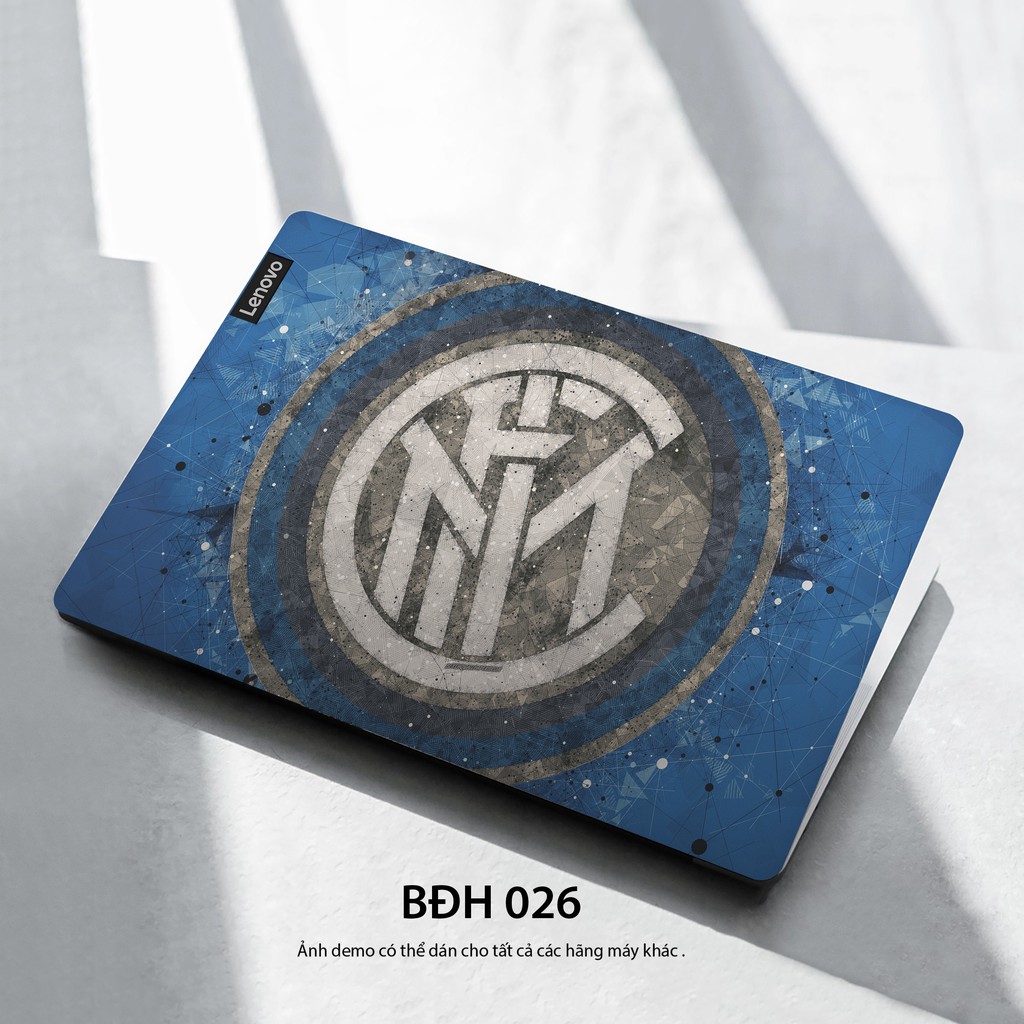 Bộ skin dán laptop mẫu Logo Inter Milan / Có mẫu decal dán cho tất cả các hãng máy tính