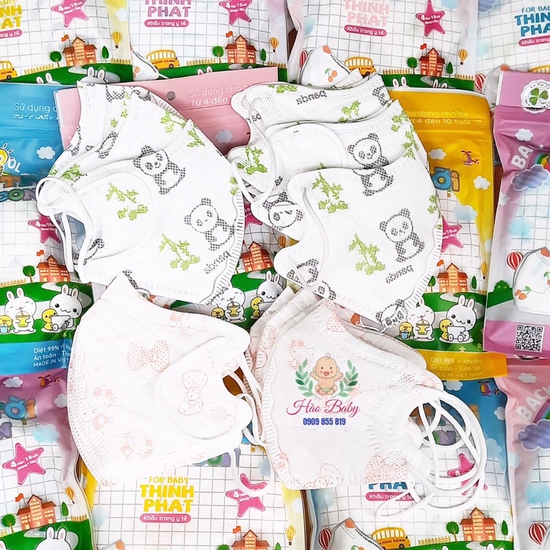 Khẩu trang em bé N95 kháng khuẩn chống tia UV cho bé  - Haobaby2018