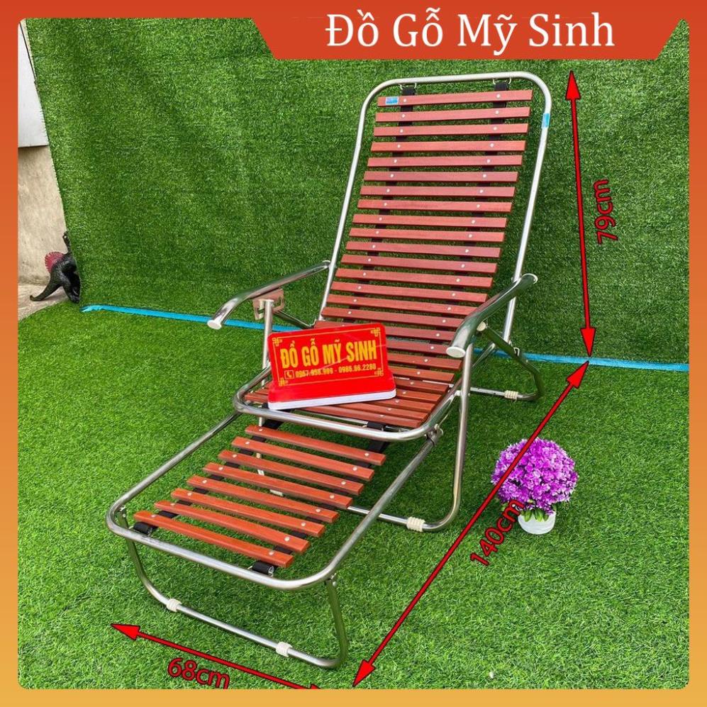 Giường ghế xếp thư giãn nằm ngủ nghỉ văn phòng gia đình gấp gọn ghế sich đu, Đồ gỗ nội thất Xuân Hoà