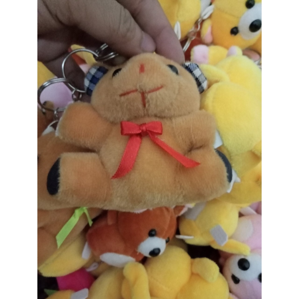 Gấu bông mini trang trí hình Gấu Bồng siêu dễ thương, cute, móc chìa khóa đa năng làm món quà sinh nhật ý nghĩa
