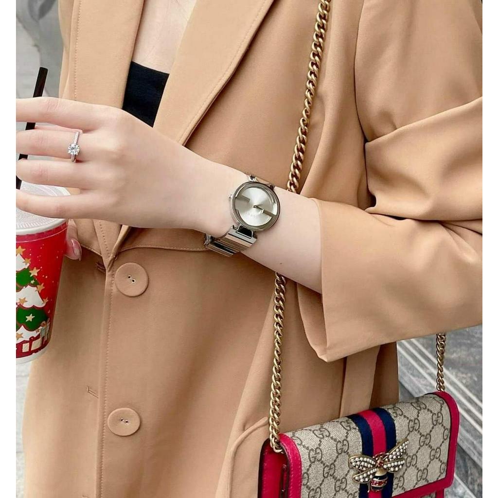Đồng Hồ Nữ GU.C.C.I Dây Thép,Size:29 & 36mm,Full Box Hãng,Mẫu Thiết Kế Cực Kỳ Sắc Nét