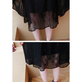 ĐẦM DÁNG CHỮ A PHỐI REN VA08